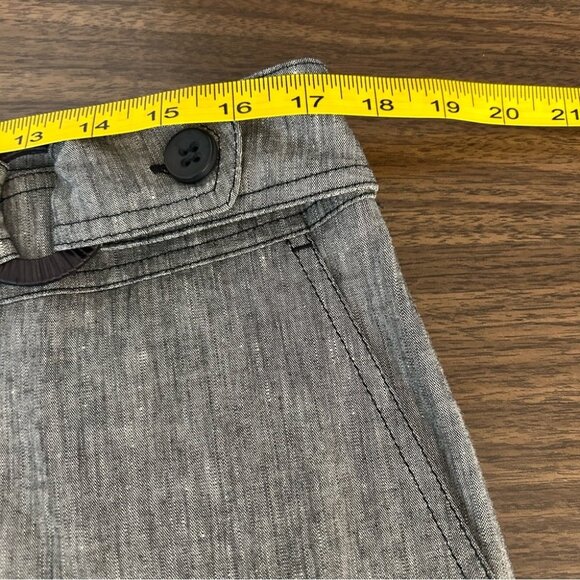 ❤️ Steilmann Black and White Linen Blend Trousers 14 - Picture 5 of 9